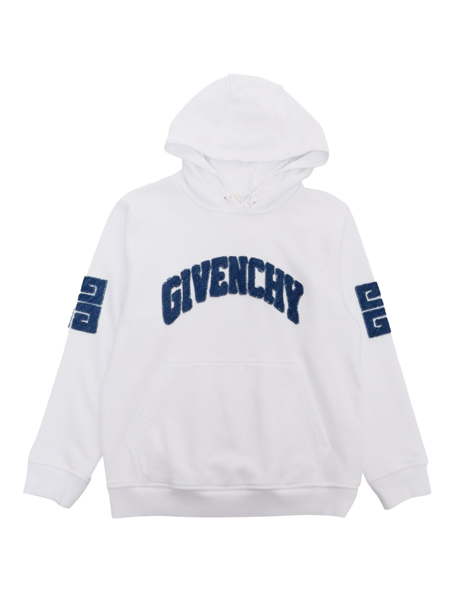 Givenchy White Sweater With Embroidered Logo