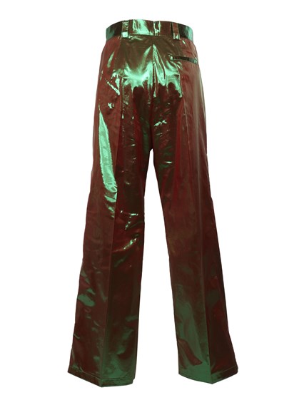 FORTE FORTE Brown metallic effect trousers