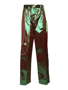 FORTE FORTE Brown metallic effect trousers