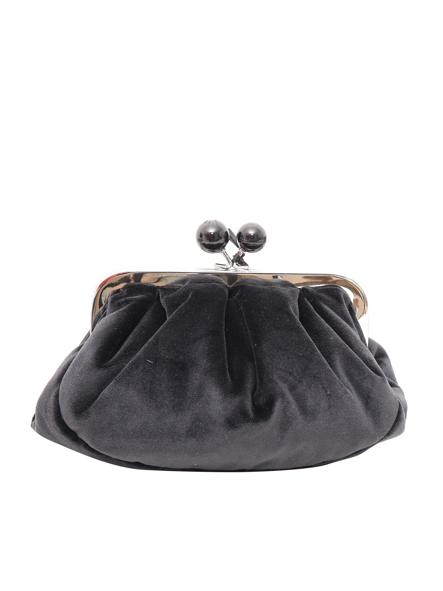 Max Mara Grey Pasticcino Bag In Black