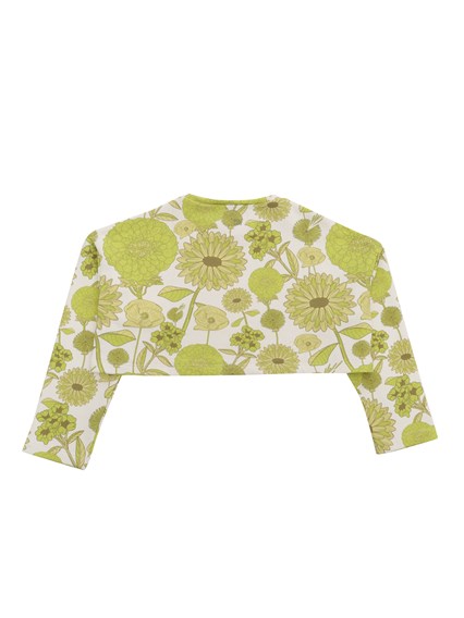 Dou-Uod Cropped sweater with flowers