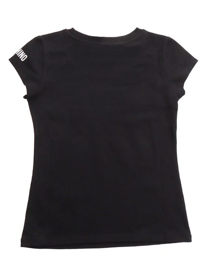 Moschino Kid Black t-shirt with logo