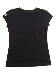 Moschino Kid T-shirt nera con stampa