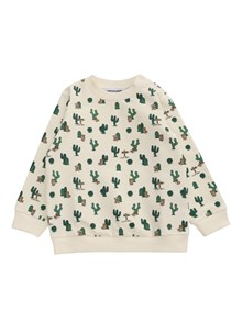 Moschino Kid Cream-colored sweatshirt