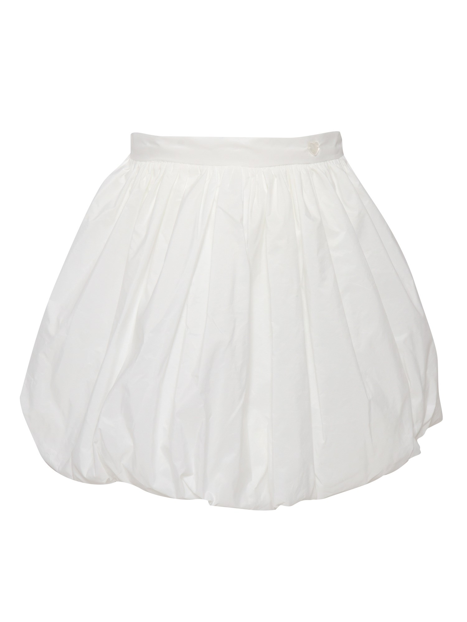 Monnalisa White Baloon Skirt