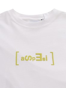 ASPESI White t-shirt with print