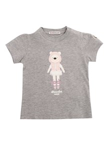 Moncler Baby Grey t-shirt with logo