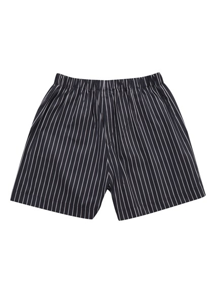 Dou-Uod Black striped shorts