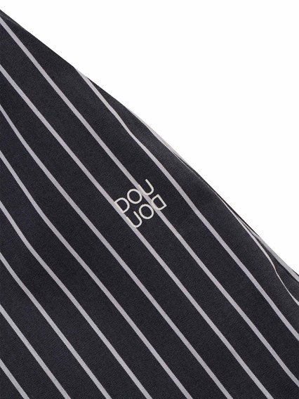 Dou-Uod Black striped shorts