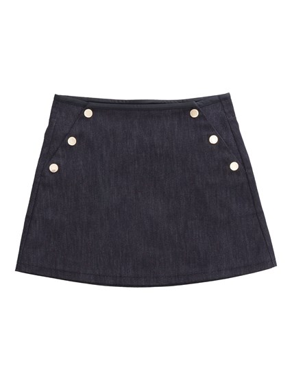 Moncler Enfant Blue skirt with buttons