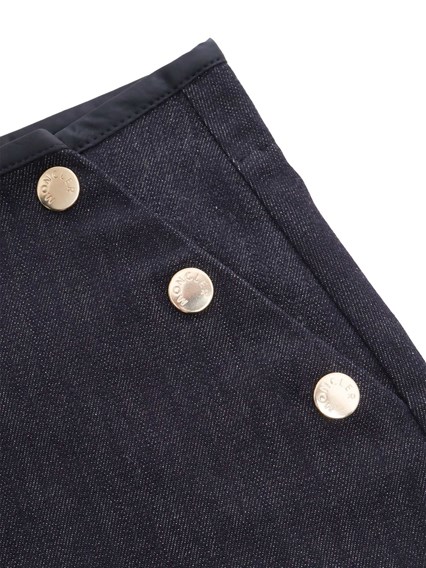 Moncler Enfant Blue skirt with buttons