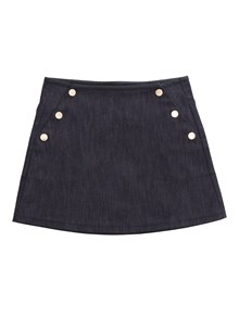 Moncler Enfant Blue skirt with buttons
