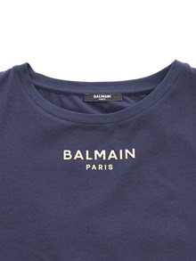 Balmain Blue t-shirt with logo