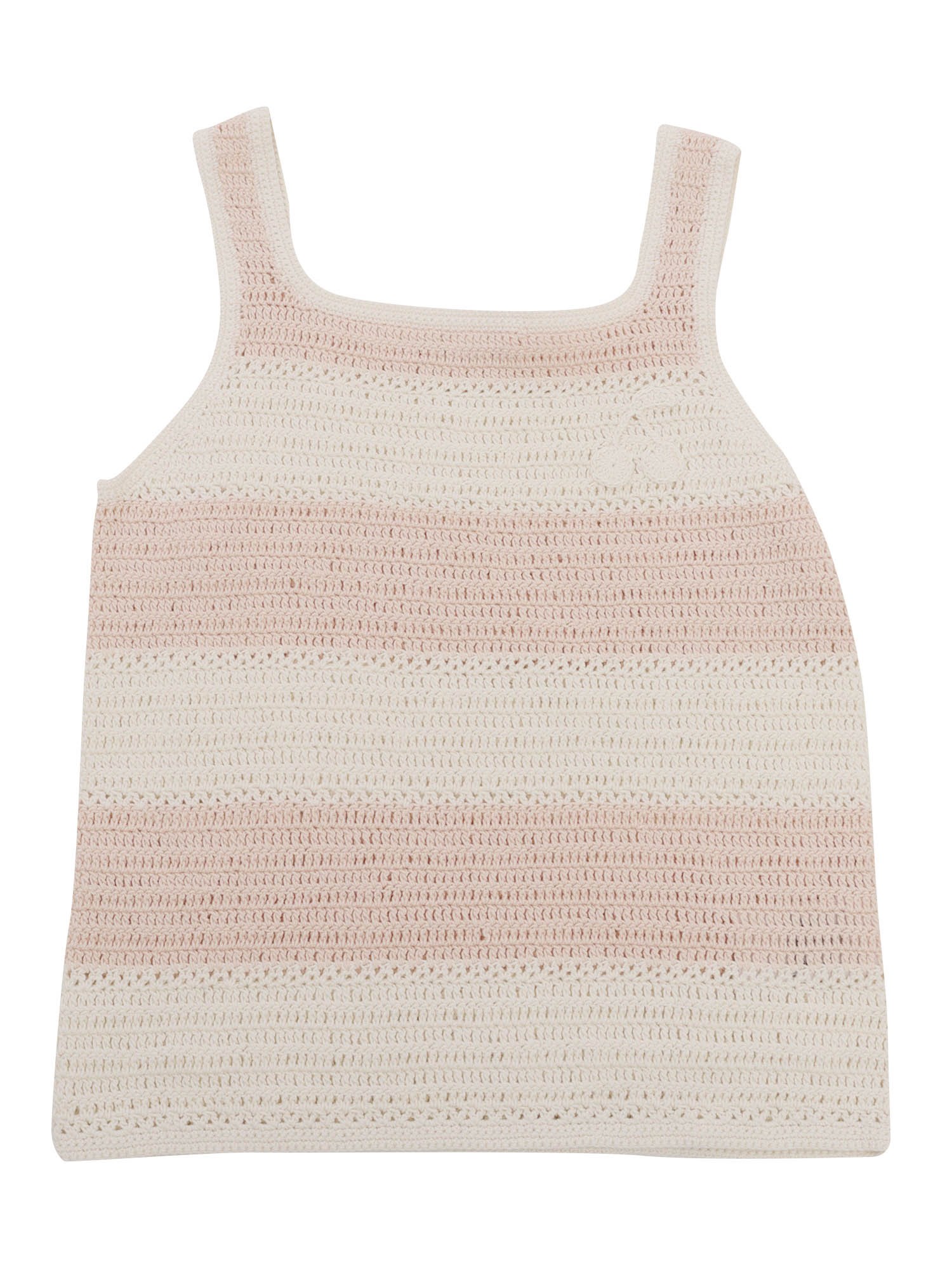 Shop Bonpoint Top Rosa E Bianco In Pink