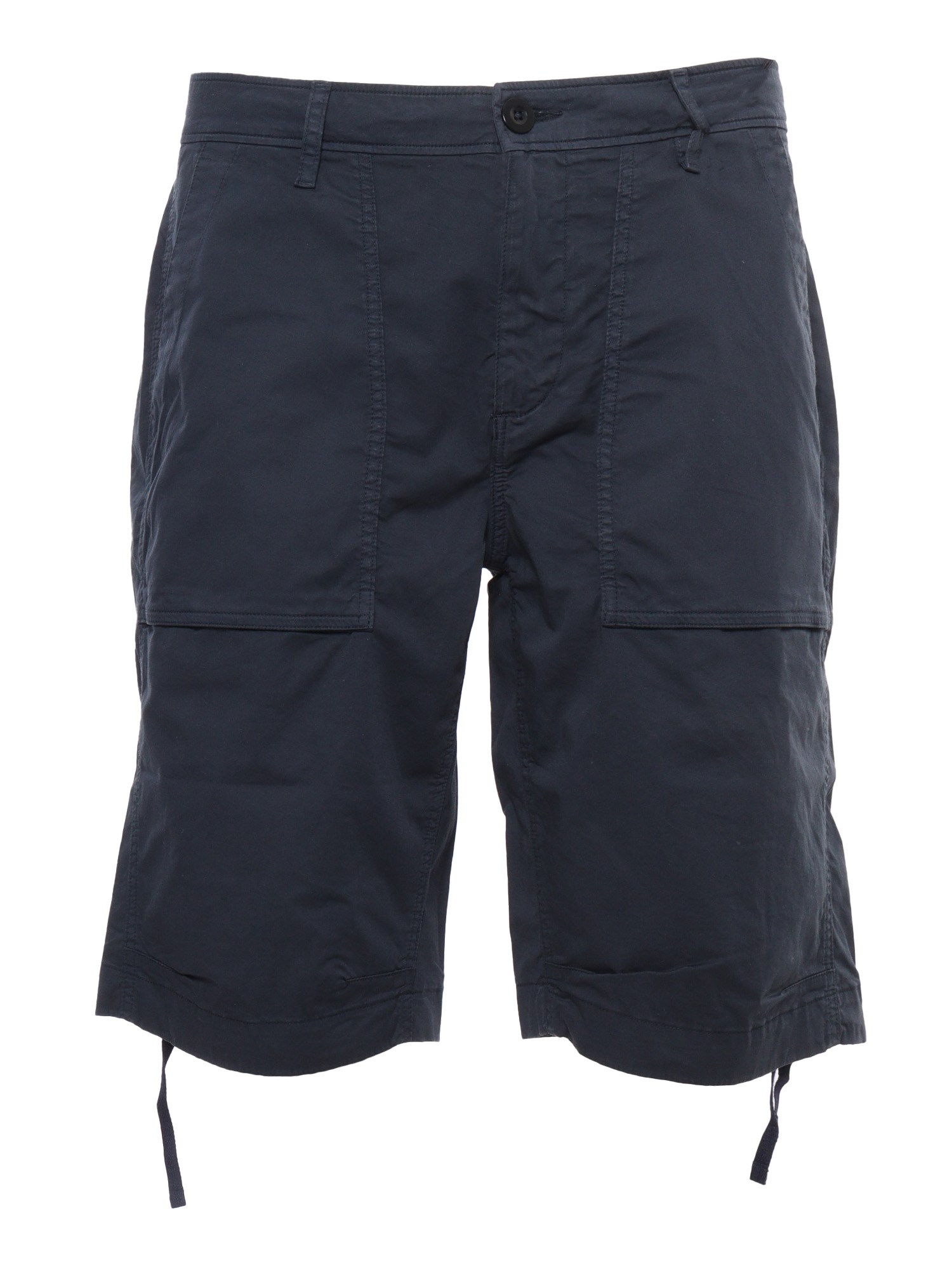 Ten C Stretched Bermuda Shorts In Blue