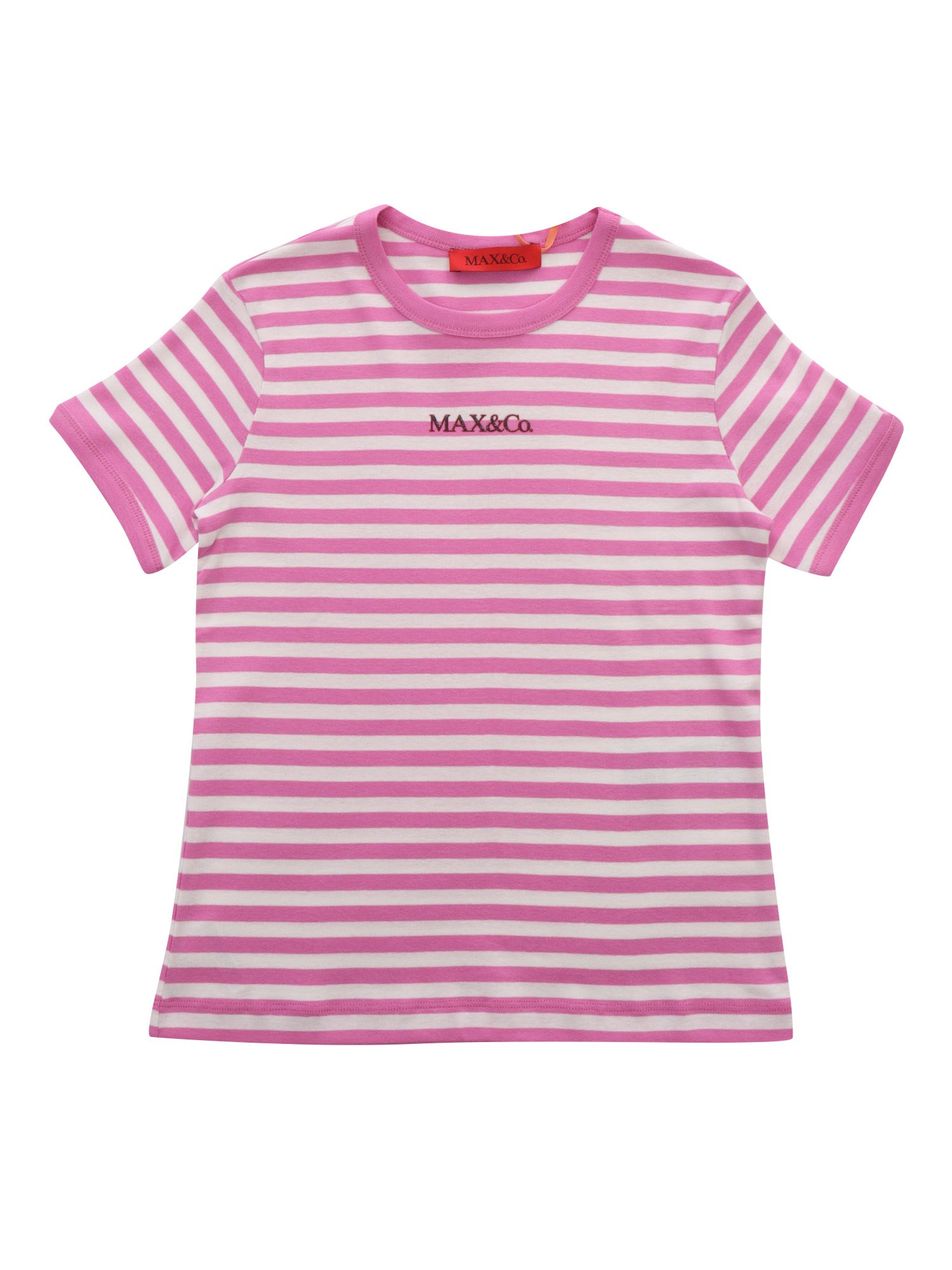 Max & Co Pink Striped T-shirt