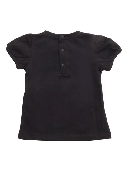 Moschino Kid T-shirt nera con logo