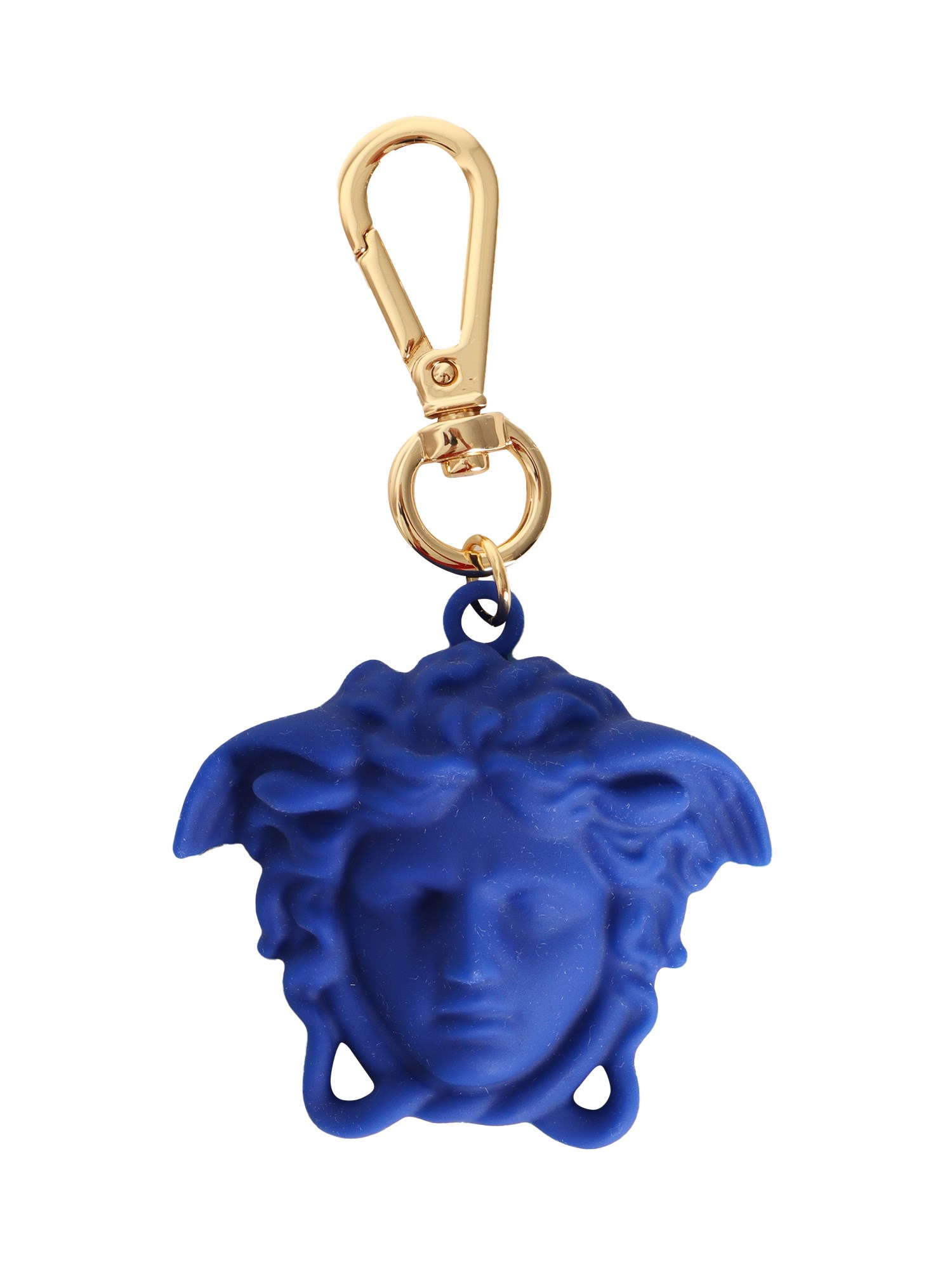 Shop Versace Medusa Charm In Blue