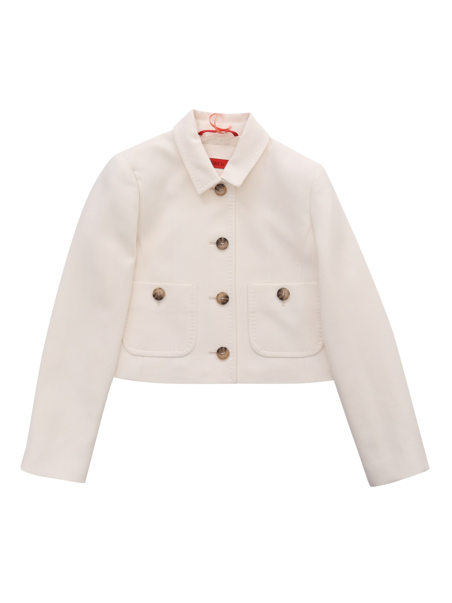 Max & Co White Cropped Jacket