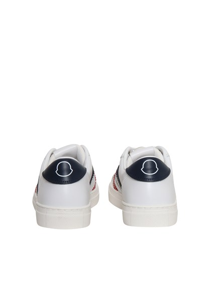 Moncler Enfant White Monaco sneakers