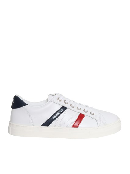 Moncler Enfant White Monaco sneakers