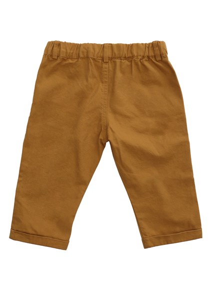 Moschino Kid Brown trousers with logo