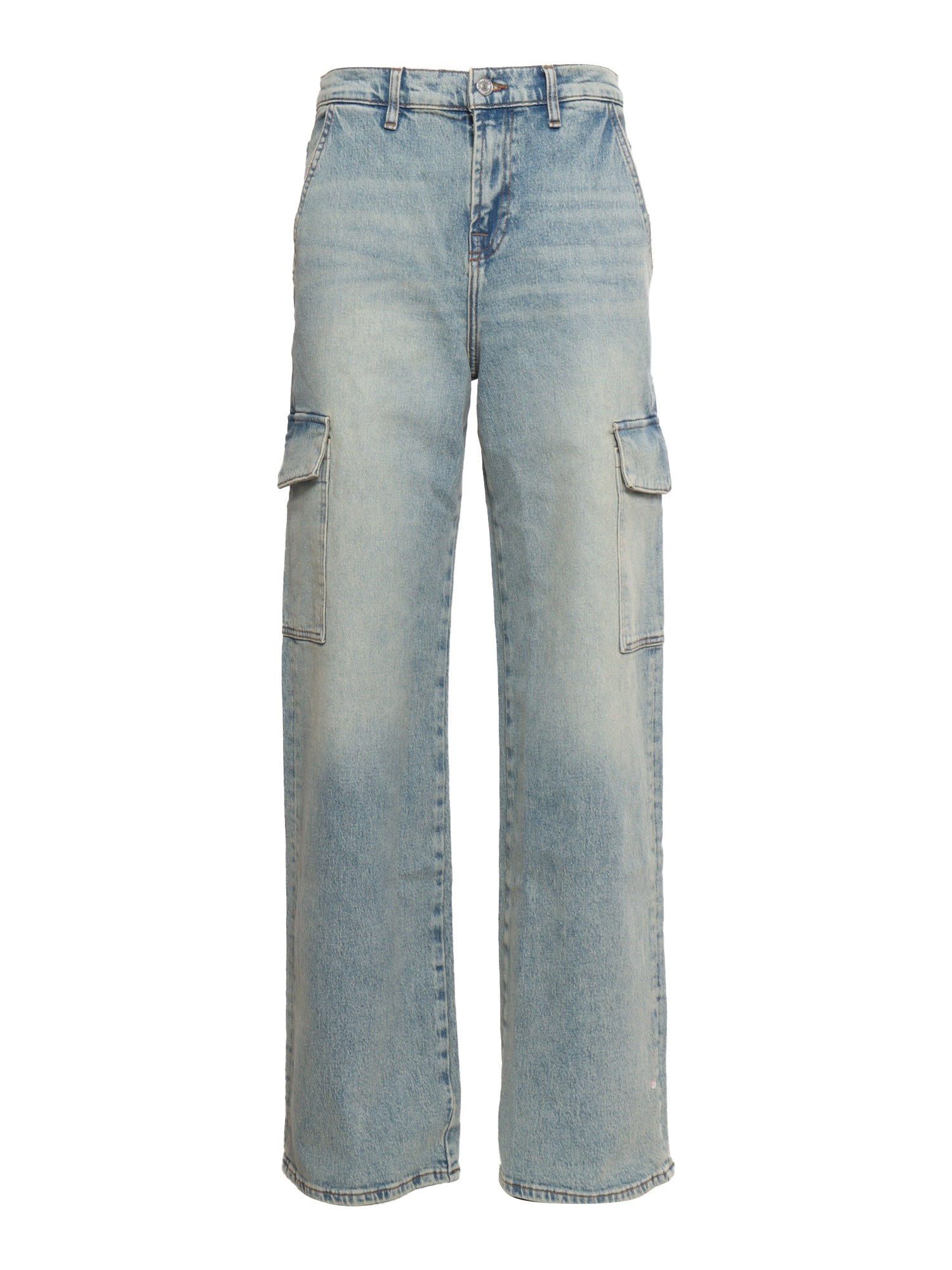 7 For All Mankind Denim Cargo In Blue