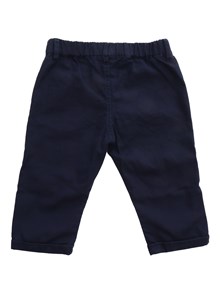 Moschino Kid Blue trousers with logo
