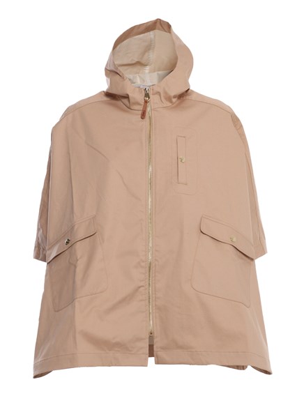 Chloé Hooded beige cape