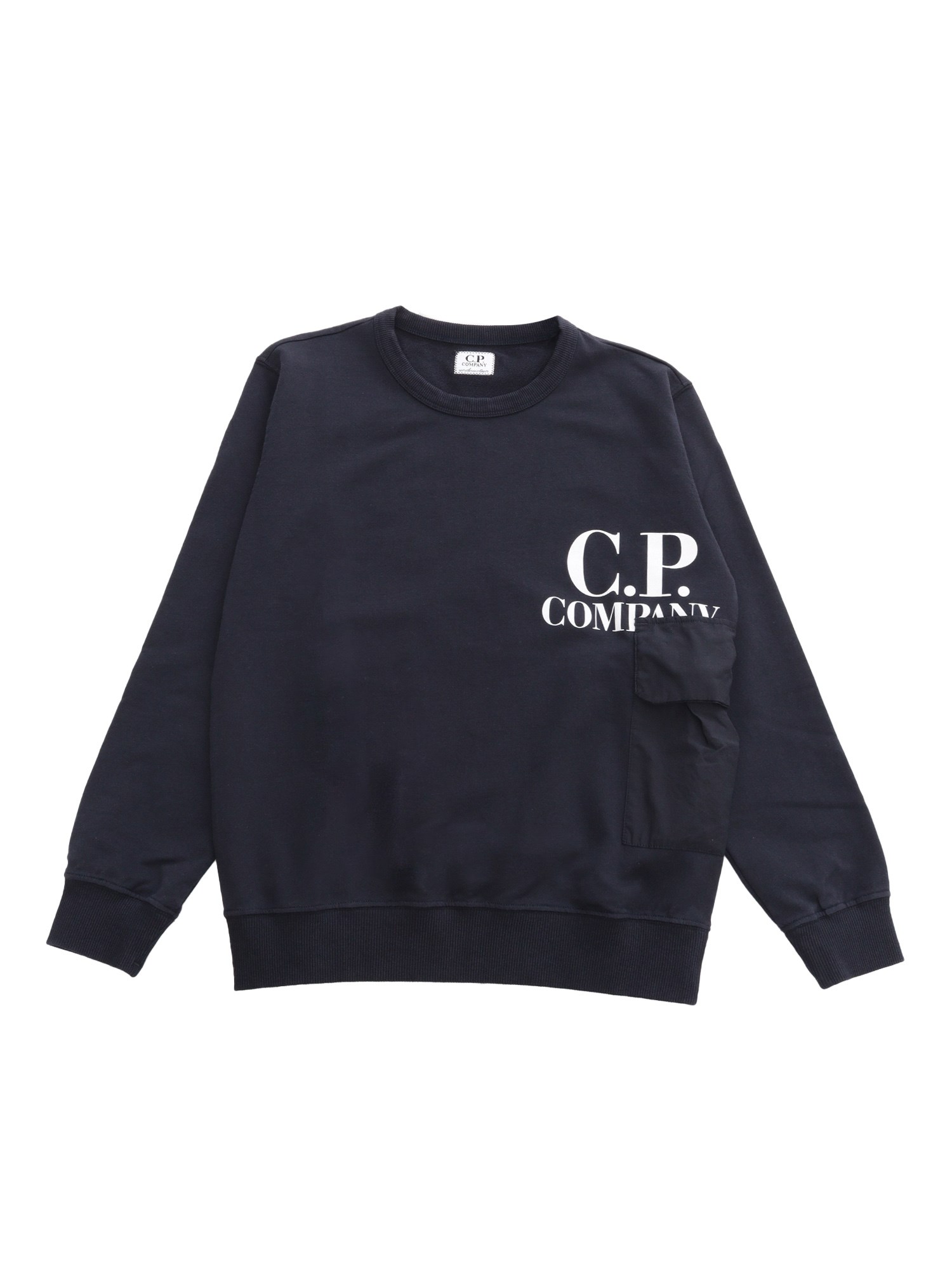 C.p. Company Black Sweater In Blue