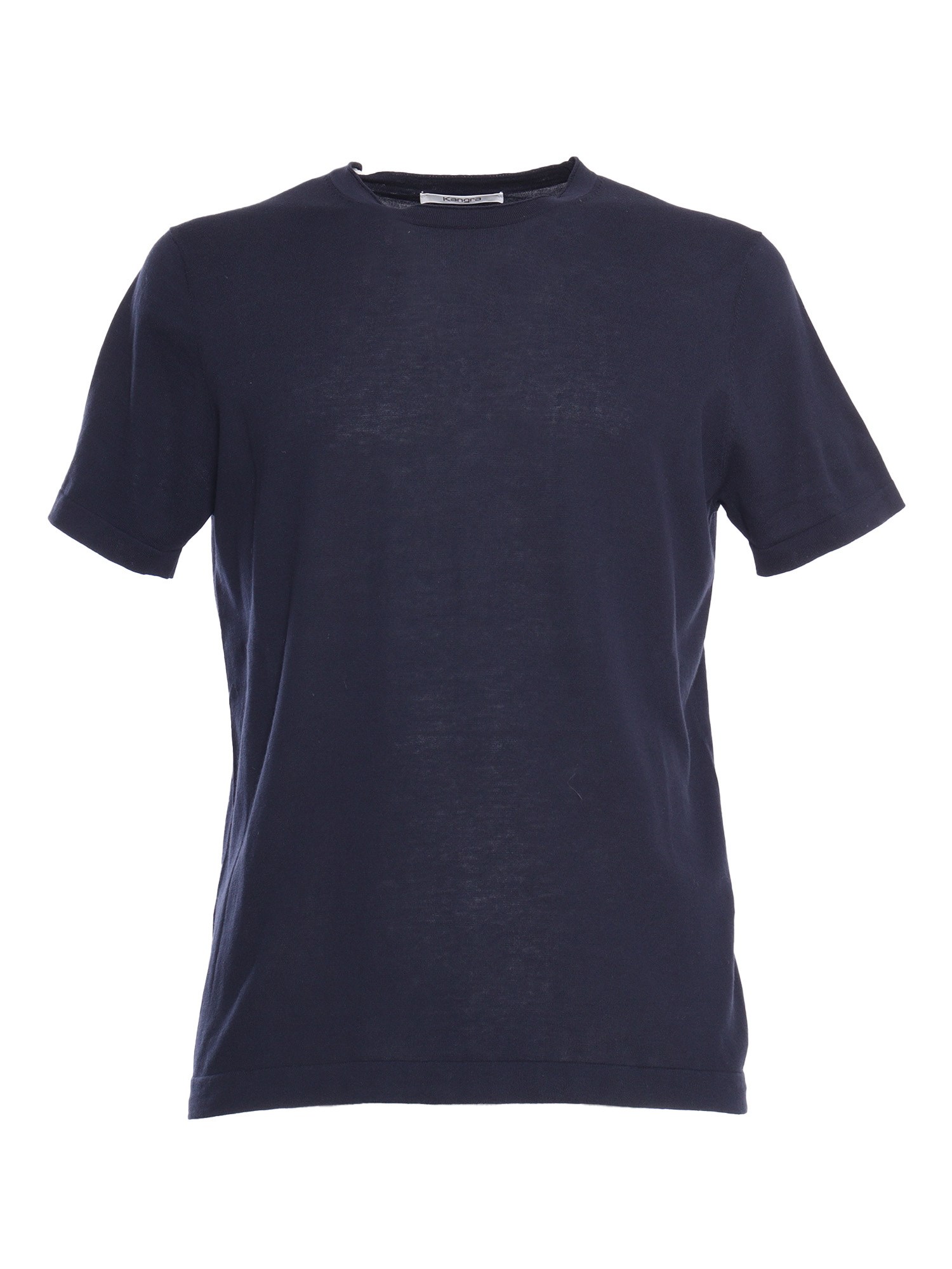 Shop Kangra Cashmere Blue T-shirt