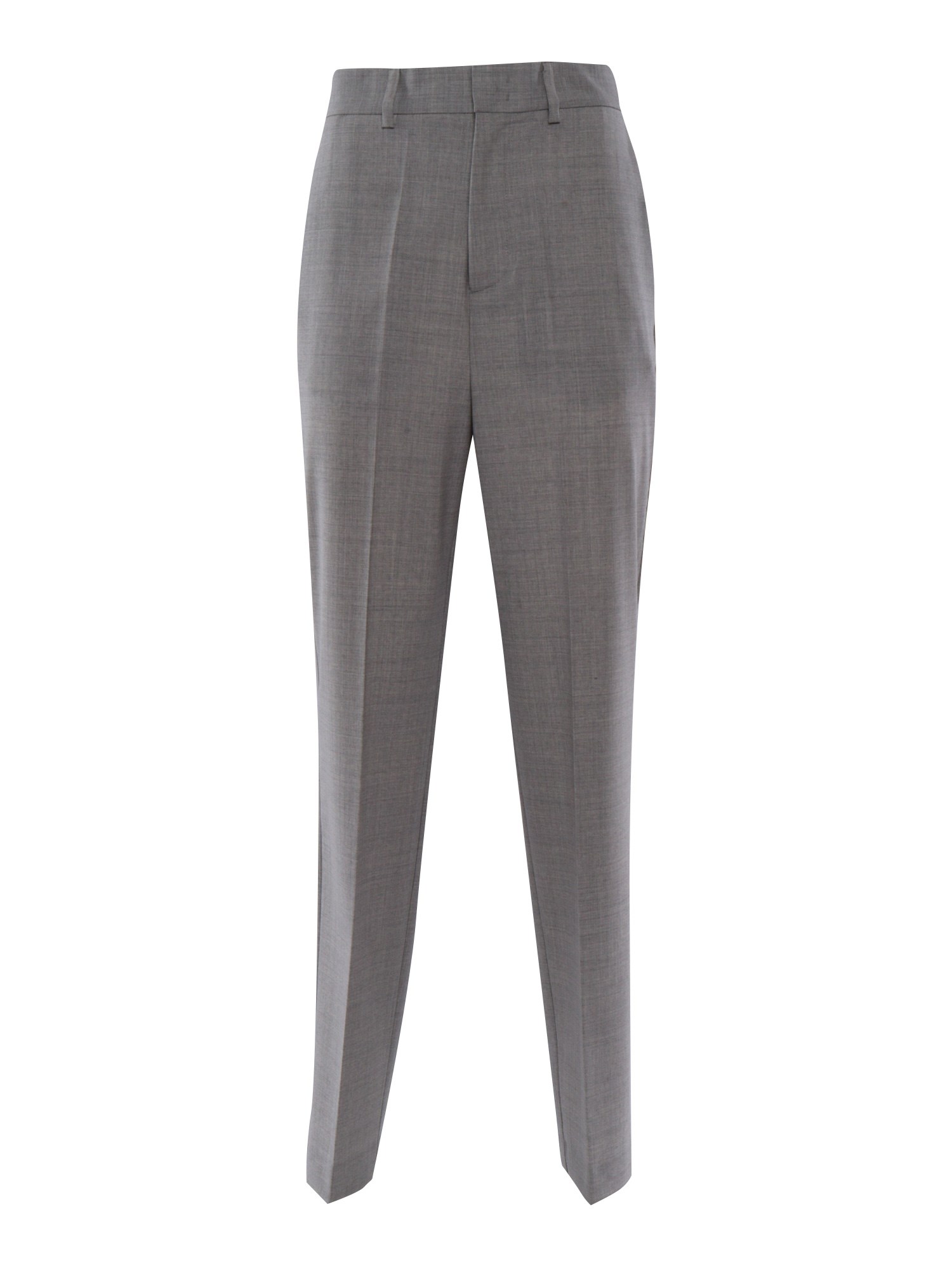 Shop P.a.r.o.s.h Grey Elegant Trousers In Gray
