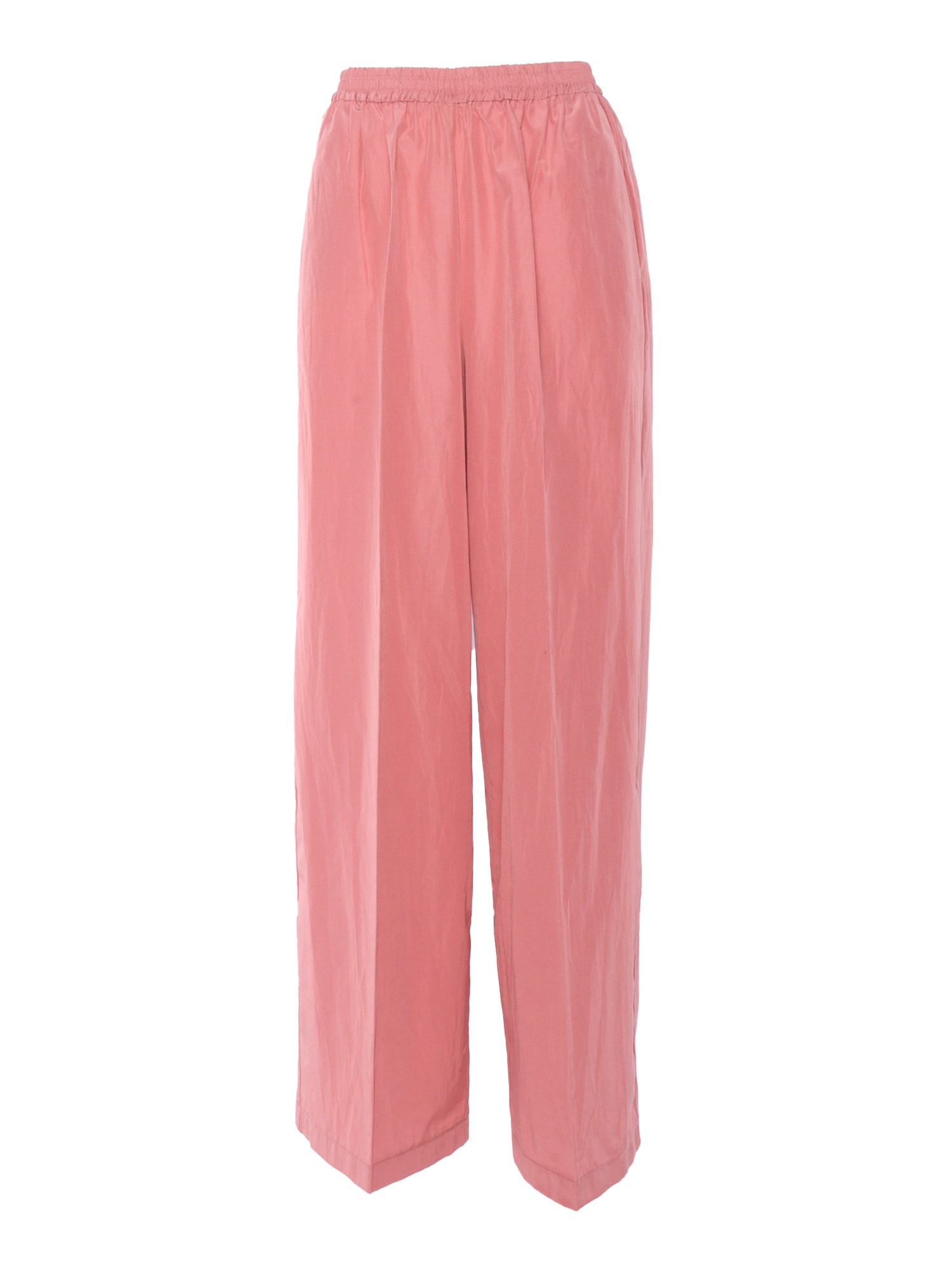 Shop Forte Forte Pink Trousers In Orange