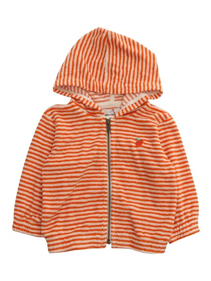 Bobo Choses Orange hooded sweatshirt
