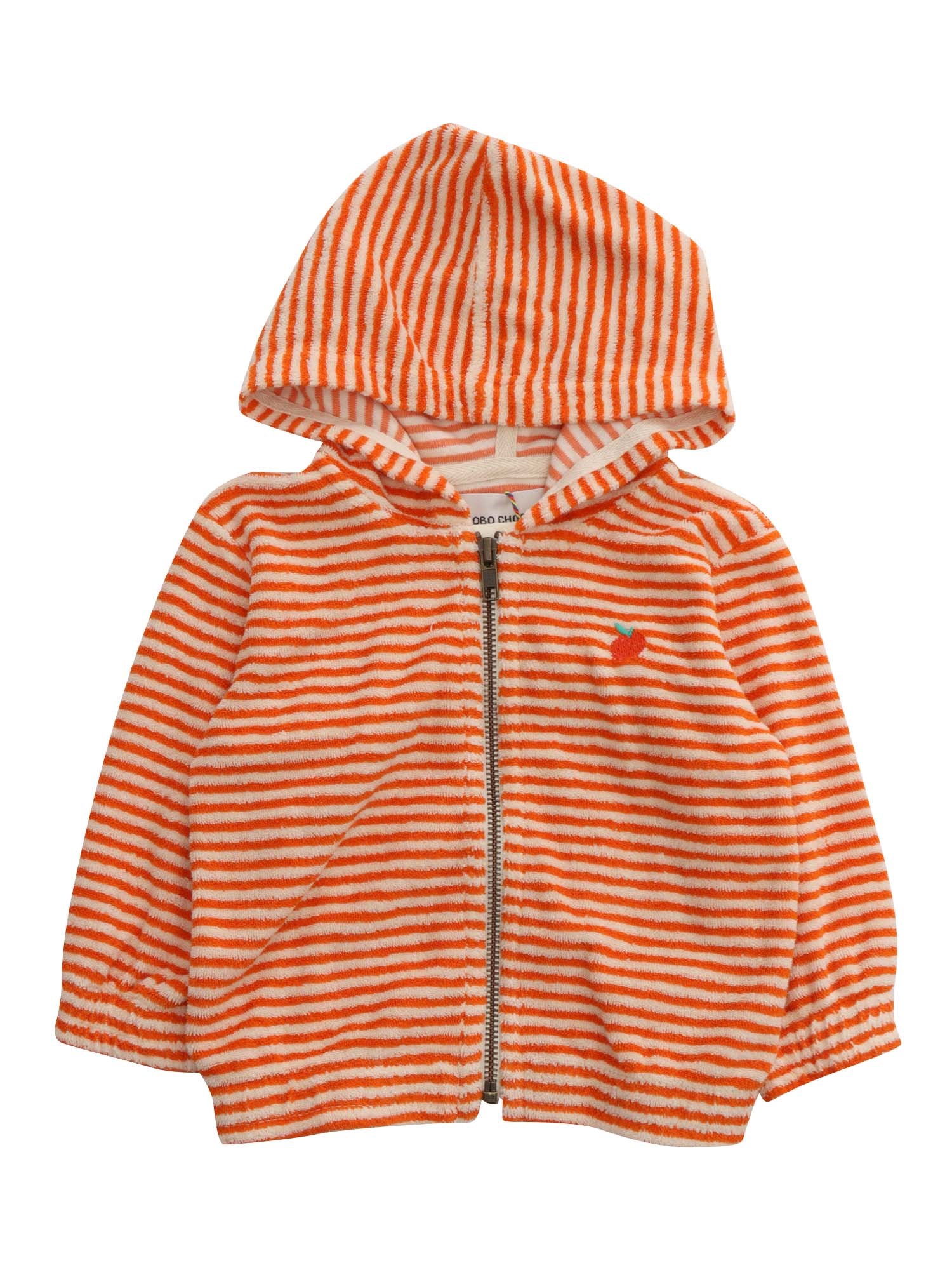 Shop Bobo Choses Orange Hooded Sweatshirt