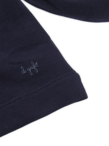 IL GUFO Blue fleece jacket