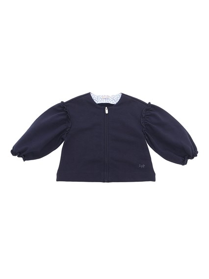 IL GUFO Blue fleece jacket