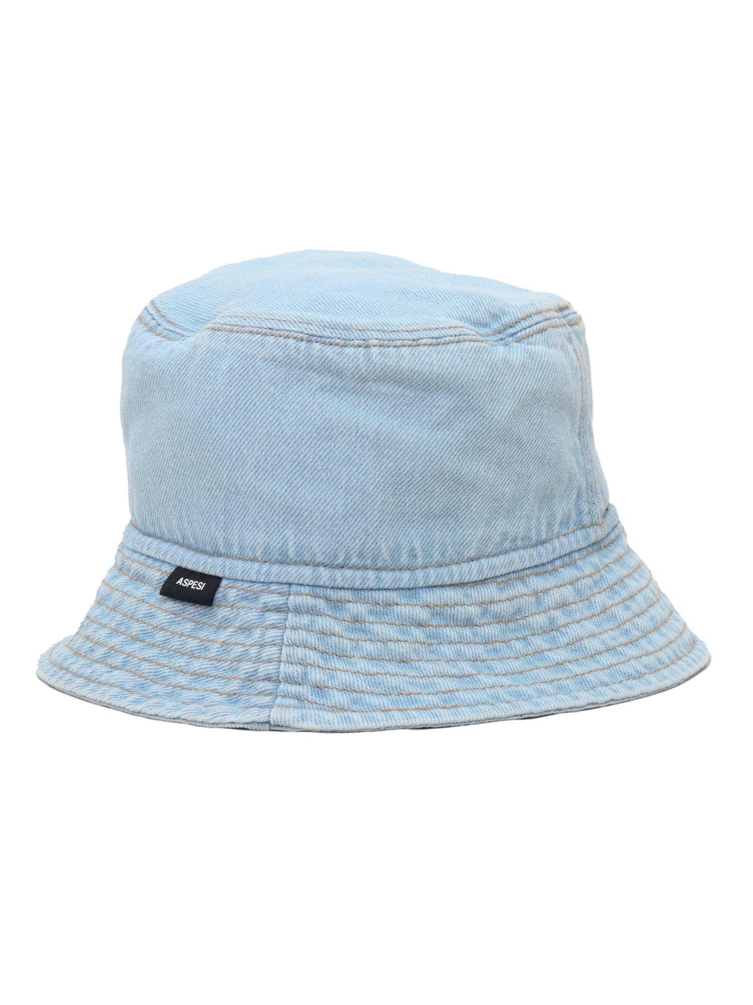 Aspesi Denim Bucket Hat In Blue