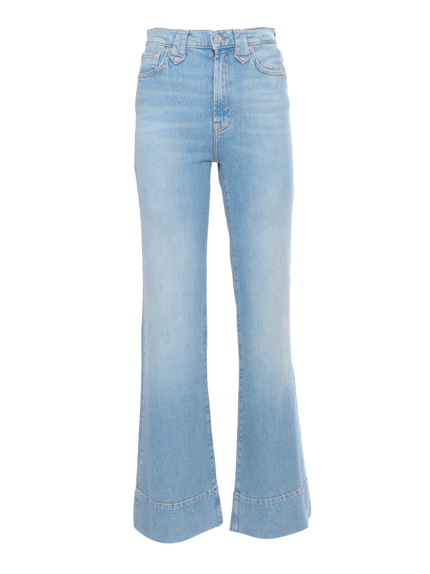 7 For All Mankind Women's Flared Jeans In Blue