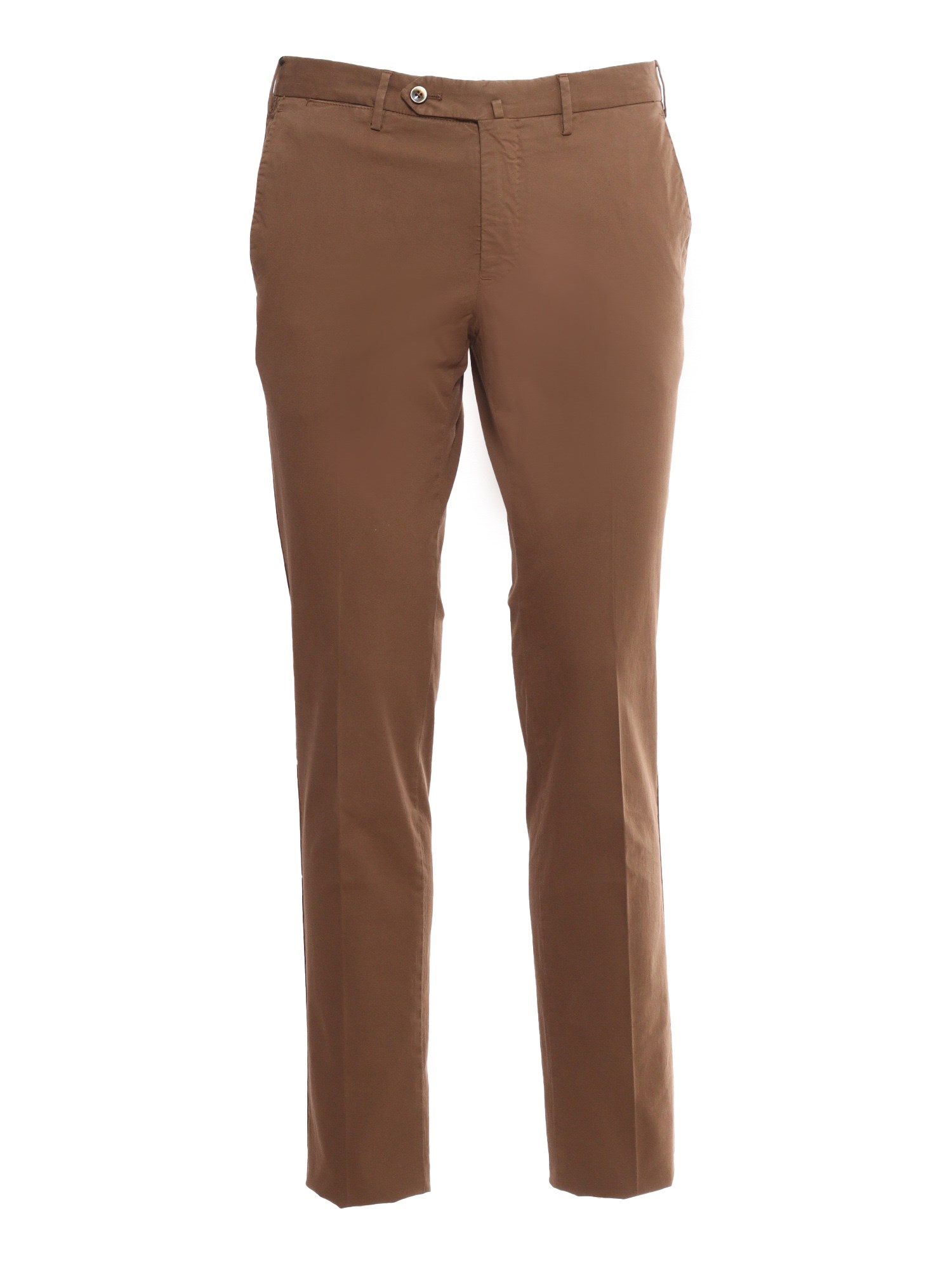 Shop Pt01 Brown Superslim Trousers In Multi