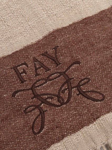 Fay Stola marrone a righe