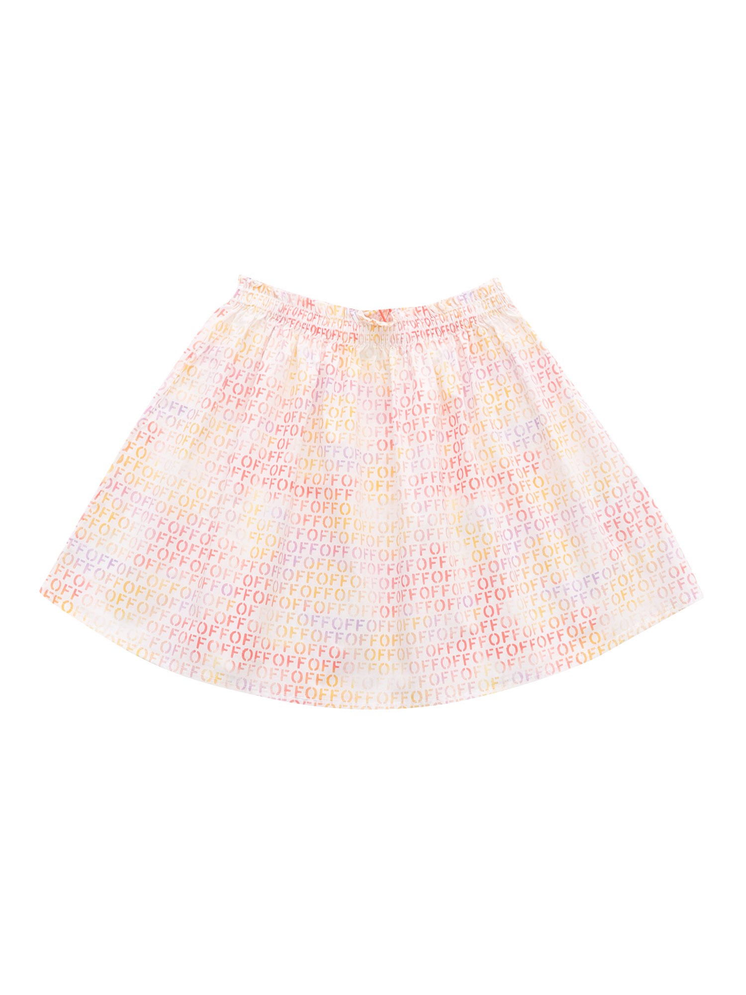 Off-white Skirt With Logo In Pink