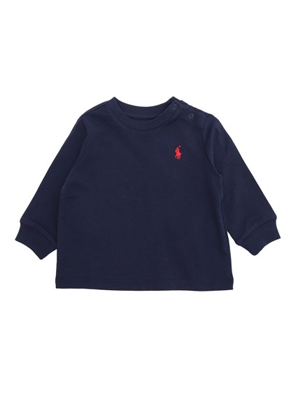 POLO RALPH LAUREN Felpa blu con logo