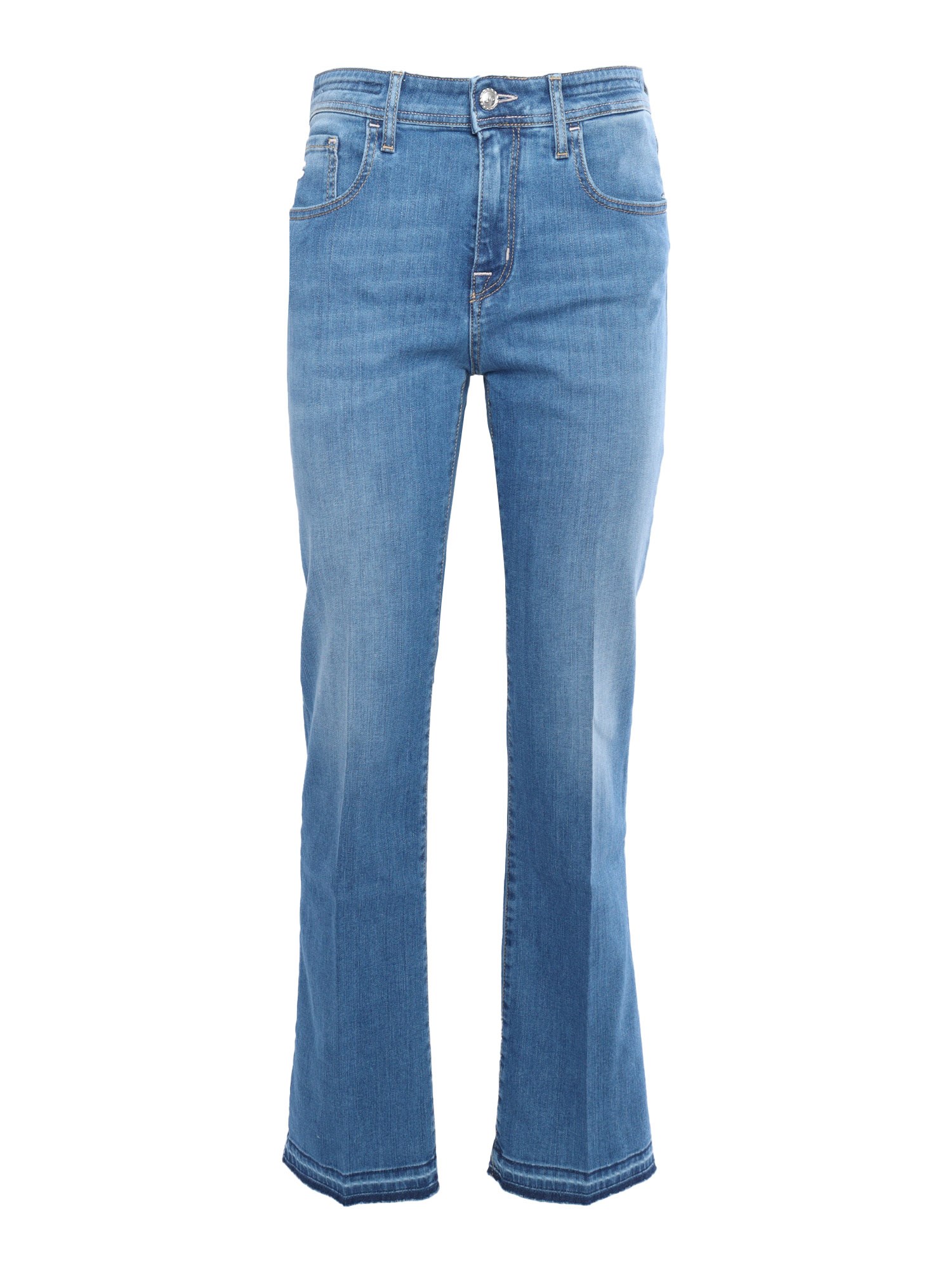 Jacob Cohen Blue 5 Pocket Jeans In Multi