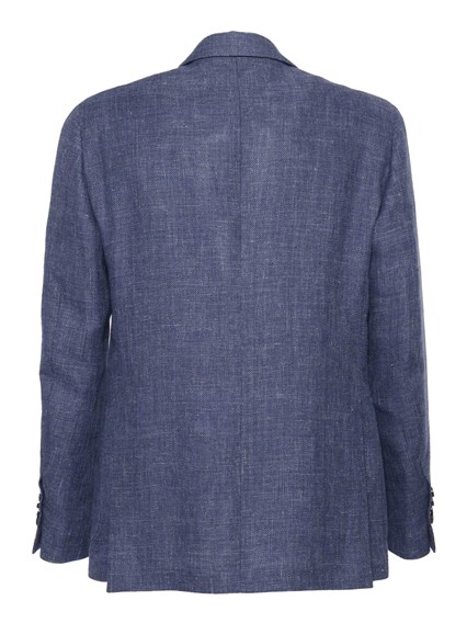Lardini Blue single-breasted jacket