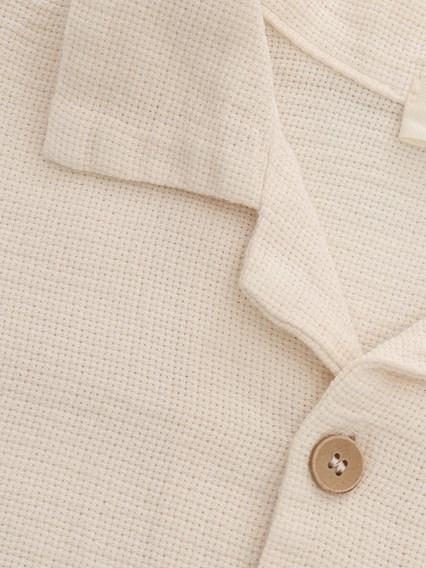 One More In The Family Beige shirt