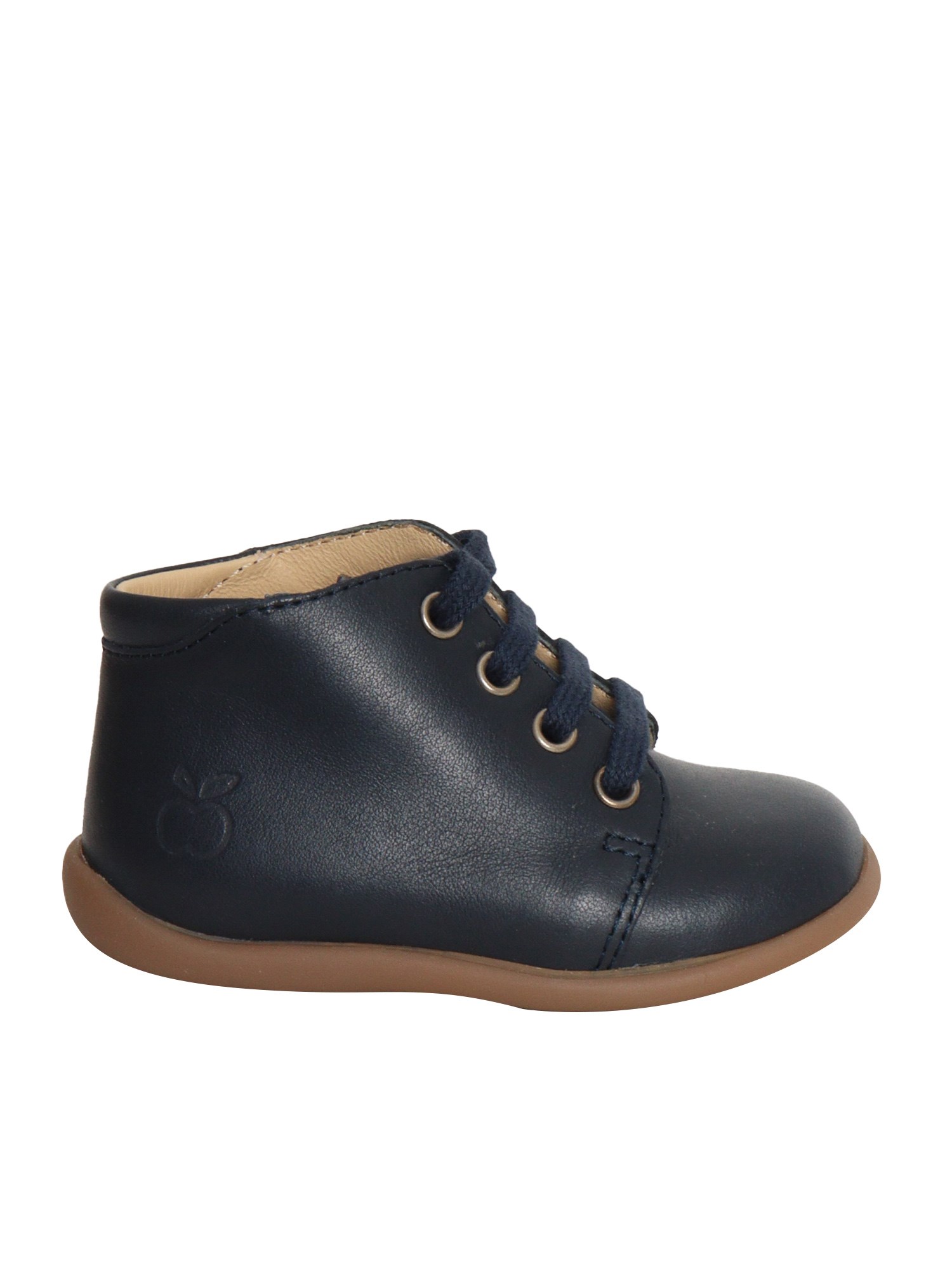 Pom D'api First Step High Sneakers In Blue