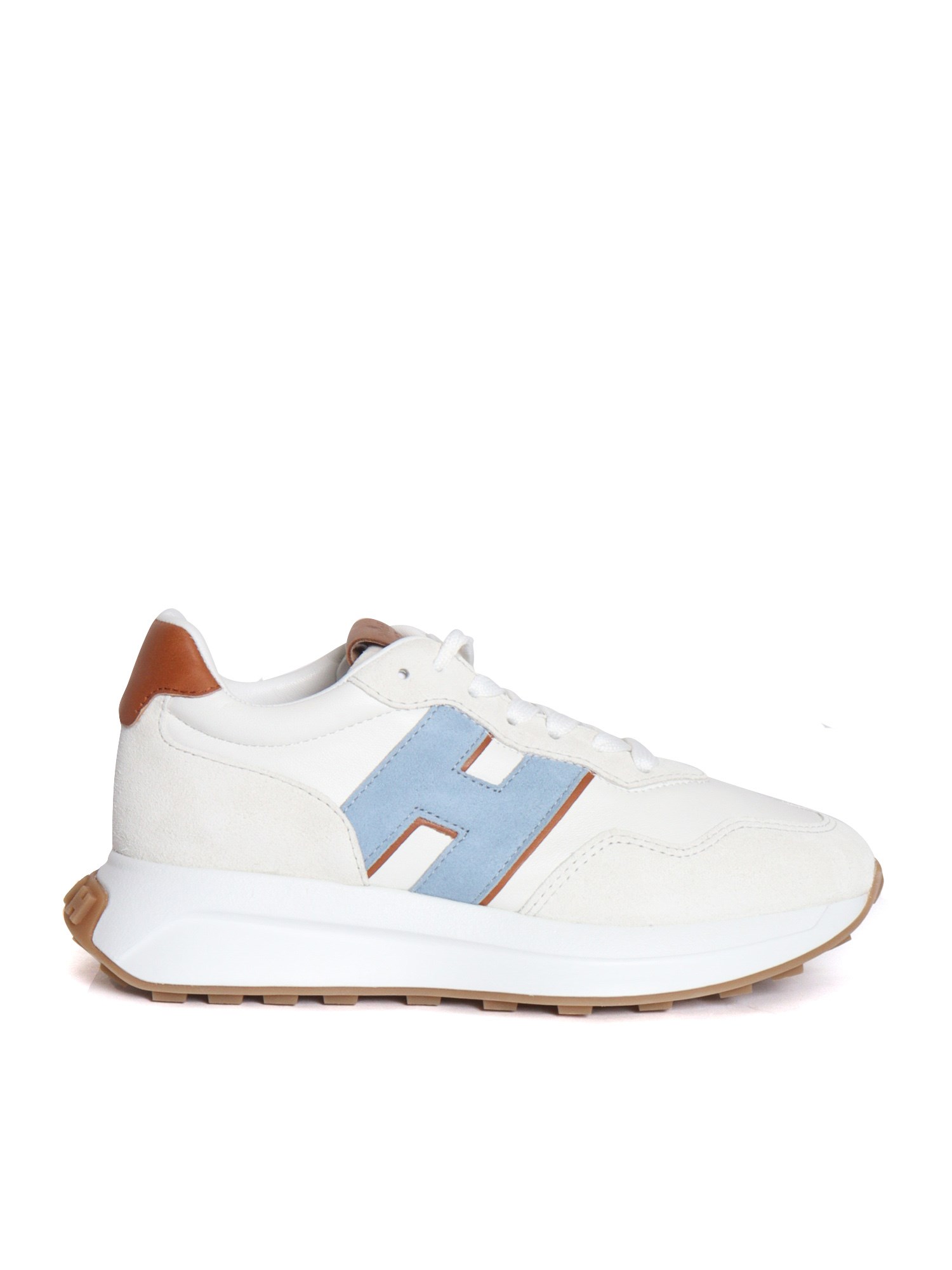 Hogan White H641 Sneakers In Multi