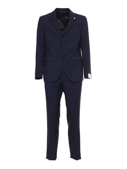 LUIGI BIANCHI Blue men's suit