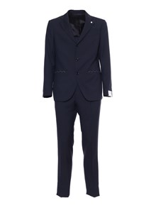 LUIGI BIANCHI Blue men's suit